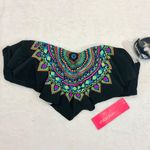 Xhilaration Boho Medallion Coast to Coast Aztec Tribal Bikini Top Strapless NWT Photo 1