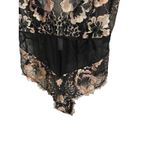Auden Bodysuit Lingerie Women's M Black/Pink Floral Lace Feminine Sexy Romantic Black Size M Photo 4