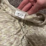 Le lis  Cream and Tan Crop Top Photo 6