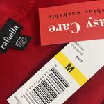 Rafaella  Ruby Red Soft Knit Women’s Medium Tank Top Shell Sleeveless Photo 8