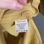 P. Cill Womens Butter Yellow Lagenlook Linen Blend Top Photo 5
