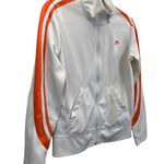 Nike  Womens Track Jacket Size S Athletic Taped Sleeve Full Zipper Y2K Streetwear Photo 4
