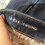 American Eagle Hi Rise Jeans Super Stretch Dark Wash Women's Size 10 Photo 4