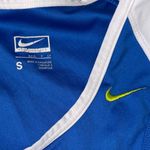 Nike Blue and White Athletic Tank Top sleeveless shirt Photo 2
