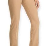 Chico's | Size 00 | So Slimming Tan Stretch Straight Leg Ankle Crop Dress Pants Photo 0