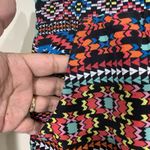 Bebop Aztec Tribal Print High Waist Soft Short Size S Elastic Waist Tie Front Photo 2