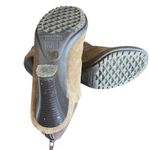 Aerosoles Two-Tone Womens Brown Suede Leather Block Heel Ankle Boots Chic Photo 6