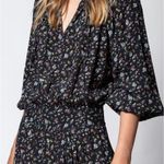 Zadig & Voltaire  Black and White Asymmetrical Sundress with Dolman Sleeves Photo 1