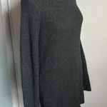 Merona Women’s Oversized Long Knit Deep Charcoal Gray Sweater Photo 1