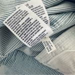 American Eagle NEW! Pinstriped Denim Cropped Jacket Size L Photo 9