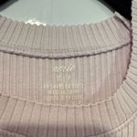 Aerie  Sleeveless Ribbed Purple Crop Top Photo 1