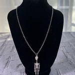 Skeleton Necklace Moveable Limb Steampunk Punk Skull Glow In The Dark Necklace Photo 0