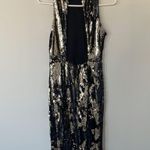 ZARA SEQUIN OPEN BACK SLEEVELESS MINI SHEATH DRESS S Photo 4
