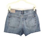 Everlane ' 90s Mid Rise Raw Hem Organic Short Women Sz 27 Blue Classic Preppy NWT Photo 5