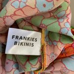 Frankies Bikinis, silk, spandex blend, tie spaghetti strap, midi slip dress L Pink Size L Photo 9