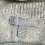 Chelsea 28 Cowl Neck Pullover Sweater Large Oatmeal Color Long Sleeve Knit Photo 4