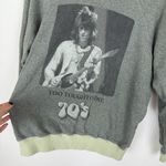 PEOPLE OF LEISURE rolling stones too tough to die sweatshirt in sage gray Size M Photo 5