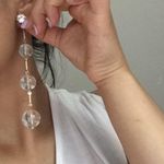 Kitsch clear ball long earrings Photo 3