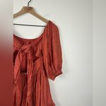 Hello Molly  Ruched Ruffle Tie Back Flowy Mini Dress Women’s Sz S Photo 6