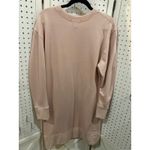 Nordstrom Sweatshirt Dress Blush Pink Crew Neck Long Sleeve Pullover Size M Photo 7