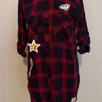 Bershka  women's XS navy/red shirt sequined dress Photo 0