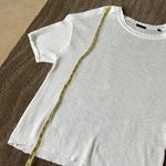 ATM beautiful oversized 100% cotton knit loose top White Size L Photo 7