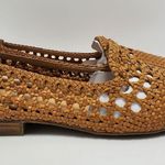 Me Too  Yondra18 Tan Woven Basket Slip On Loafers Size 8.5 New Photo 3