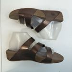 FitFlop  Size 8 Super Jelly Twist Slide Sandals brown Metallic Comfort Support Photo 2