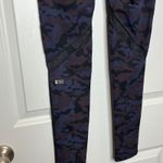 Splits59 Size Small Nova Leggings Purple Blue Camo Print Mesh Cutouts Photo 5
