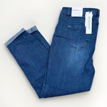 Workshop Republic Clothing WORKSHOP Republic Womens Size 14 Med Dark Blue High Waist Skinny Ankle Stretchy Photo 0