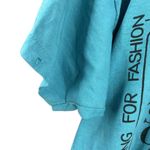 Forenza Vintage Logo Tee Front Graphic Taska Blue Womens T-Shirt Estimated Med Photo 3