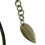 Coldwater Creek Gold Crystal Beaded Sanddollar Beachy Boho Statement Necklace Photo 3