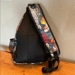 Colorful Mushroom Print Sling Bag Blue Photo 1