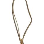 Bronze Gold and Silver Avon Layered Bracelet Necklace Earrings Set Clip Ons Vint Photo 8