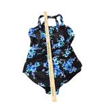 Swimsuits for All One Piece Sarong Swimsuit Womens 20 NEW Defects Floral Blue Size undefined Photo 2