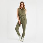 ETIENNE Marcel Green Army Cargo Sleeveless Jumpsuit EM5004 NWT X Small MSRP $252 Size XS Photo 1