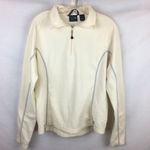 Mountain Hardwear Mountain Hardware Ivory Fleece Zip Sport Top L Photo 1