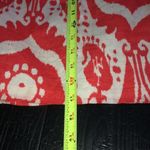 J.Crew  Strapless Tube Top Blouse Women's Size 2 Orange White Photo 4