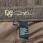 Diane Gilman DG2  Pants Sz P1X Crocodile/Animal Print Bootcut Pockets Stretch Photo 4
