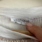 Vestique  Seams Right Long Sleeve Top. Ivory. Small. Photo 4