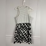 Tabitha Anthropologie Aleida Sleeveless Sheath Black/White Dress Size 6 Formal White Photo 6