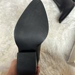 BP Lex Bootie Block Heels In Black Leather Size 9 Women Photo 9