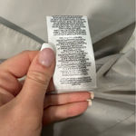 BCBGMAXAZRIA  Cream Faux Leather Blazer S Photo 4