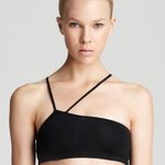 Helmut Lang HELMUT  asymmetrical micro modal bralette size S small Photo 16