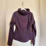 Lululemon  &go Destination zip up hoodie sweater size 6 in black cherry plum Photo 2