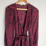 ALC Frank A.L.C. Embry Floral-Print Silk Mini Wrap Dress Photo 4