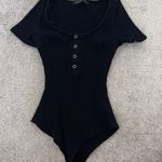 White Fox Boutique Black Bodysuit Photo 0