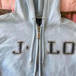 Jennifer Lopez y2k 2000s J lo zip up cropped track jacket hoodie Photo 2