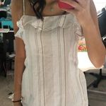 Forever 21 Tan And White Sun Dress Photo 0