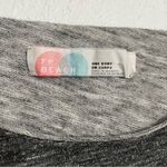 Free People Beach Gray Knit Long Sleeve Top One Size Photo 2